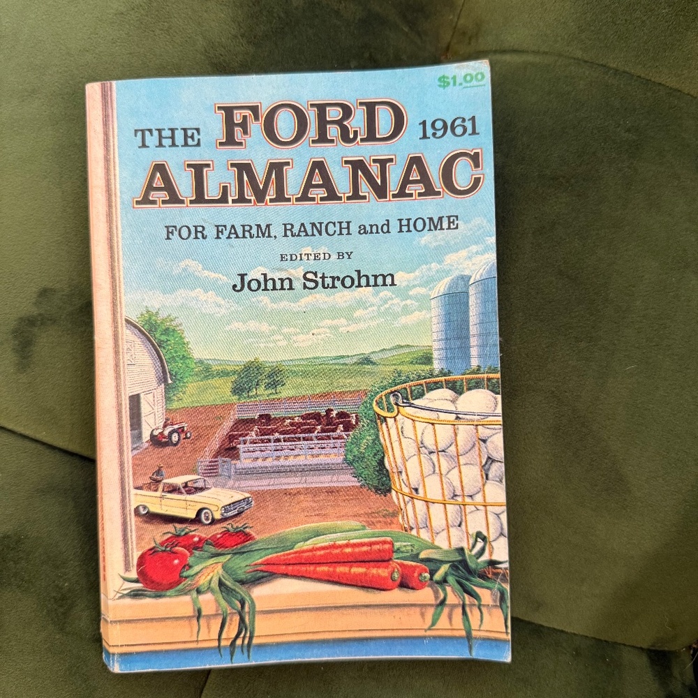 Vintage 1961 The Ford Almanac book  For  Farm, Ranch and Home